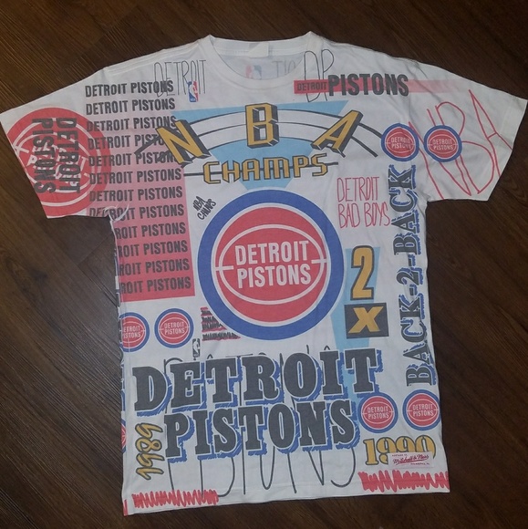 detroit pistons back to back t shirt